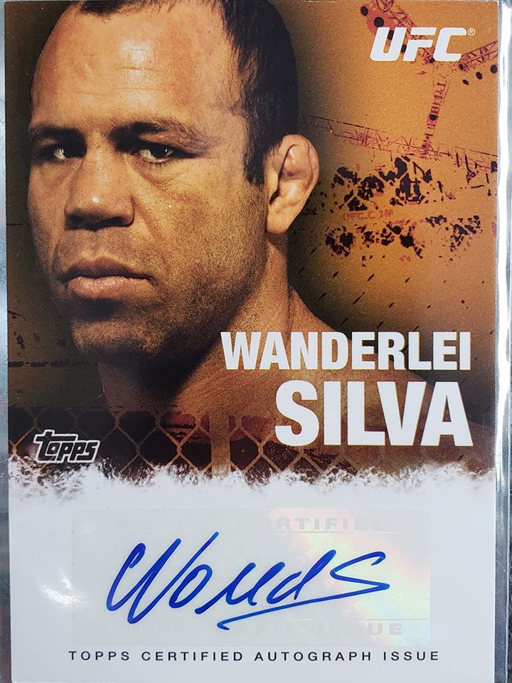 2010 Topps UFC Wanderlei Silva Autograph FA-WS